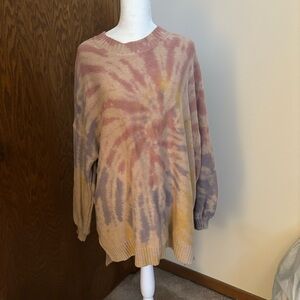American Eagle Outfitters Tie Dye Knit Sweater